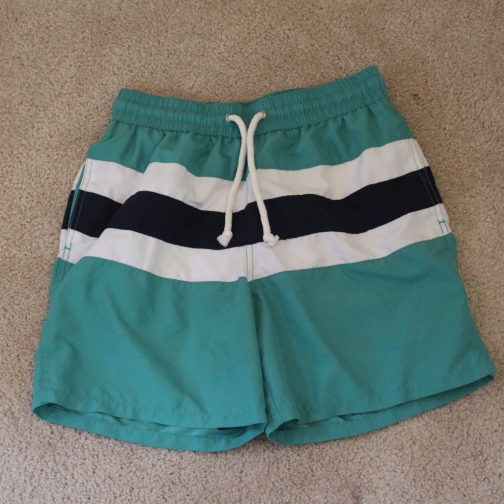 Merona Men’s Striped Swim Trunks